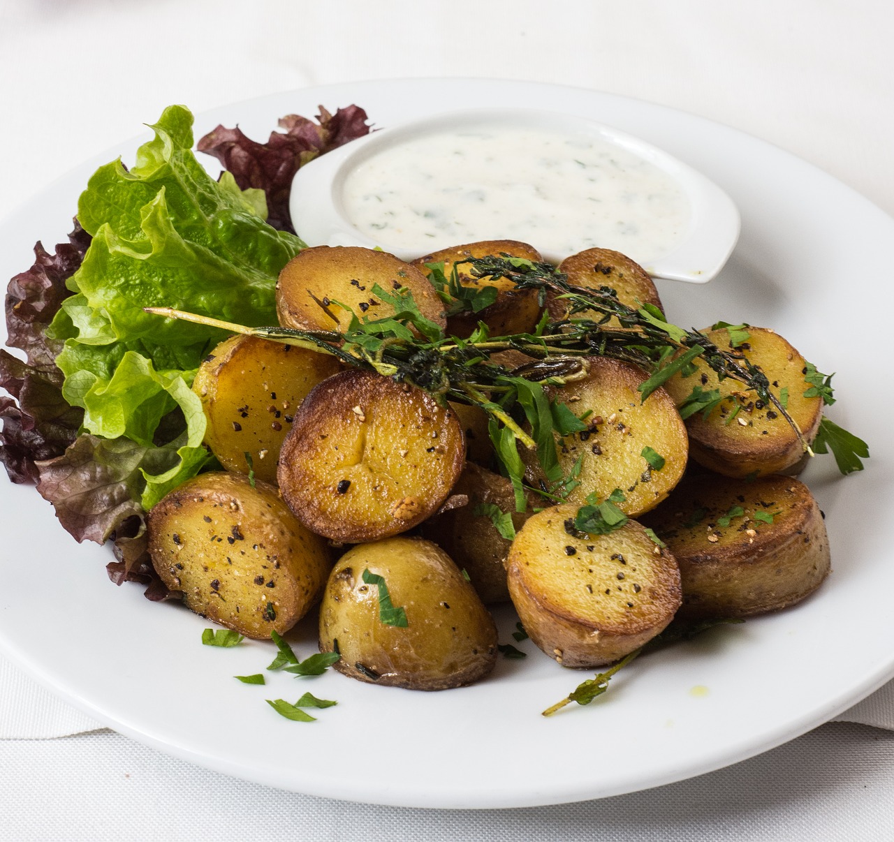 Baked potatoes